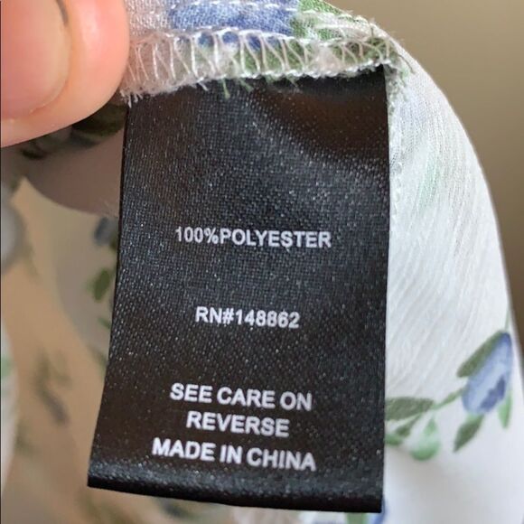 Torrid White Sheer Blueberry Print Tank Top - Picture 6 of 6